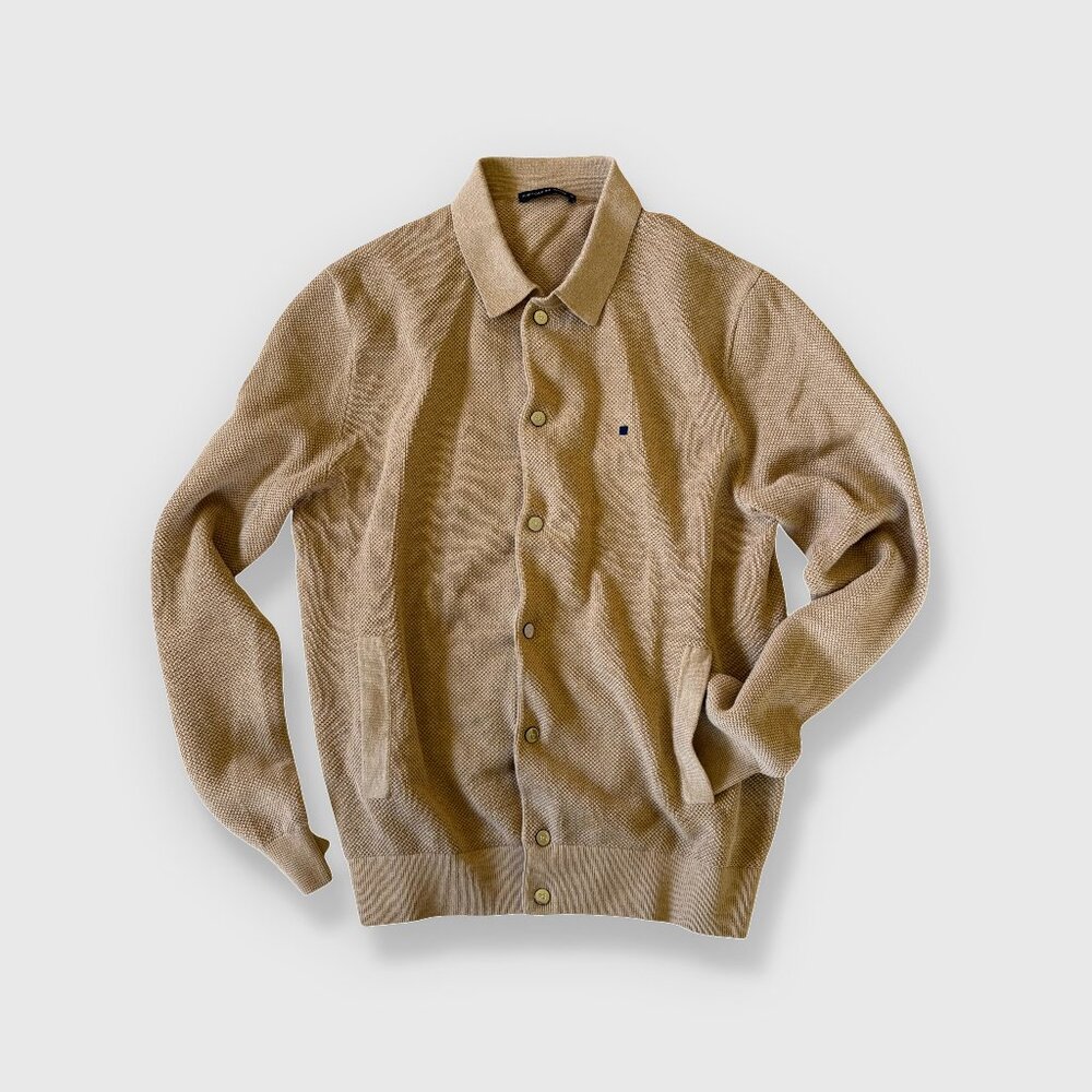 Purificacion Garcia Textured Knit Button-Up Cardigan